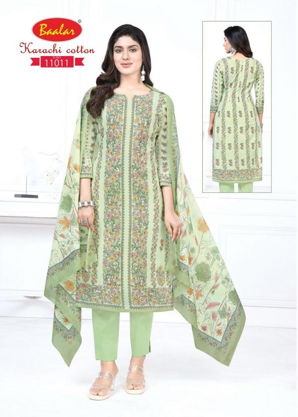 Baalar Karachi Cotton Vol-11 – Dress Material